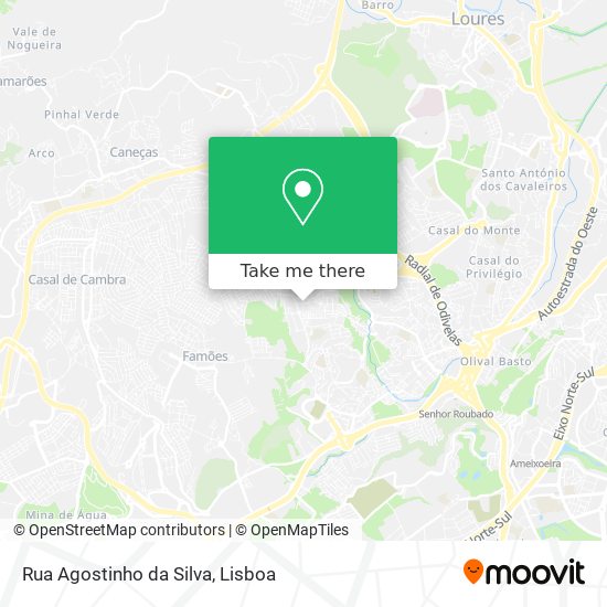 Rua Agostinho da Silva map