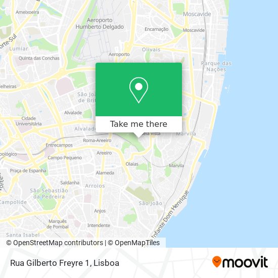 Rua Gilberto Freyre 1 mapa