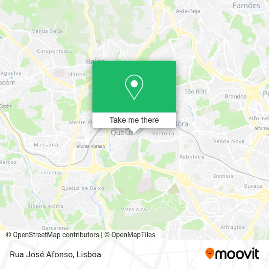 Rua José Afonso map