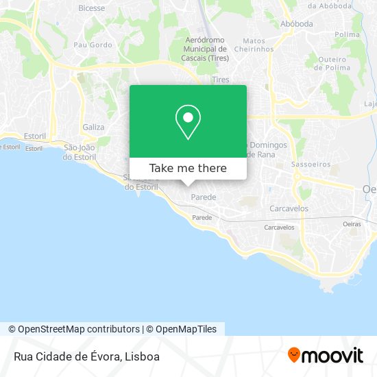 Rua Cidade de Évora map