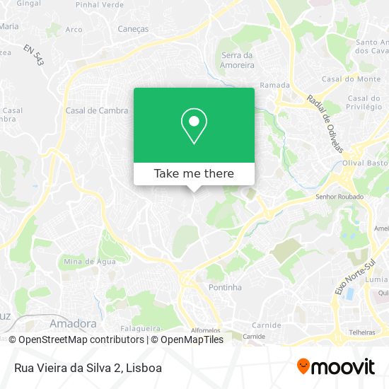 Rua Vieira da Silva 2 mapa