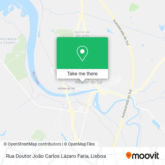Rua Doutor João Carlos Lázaro Faria map