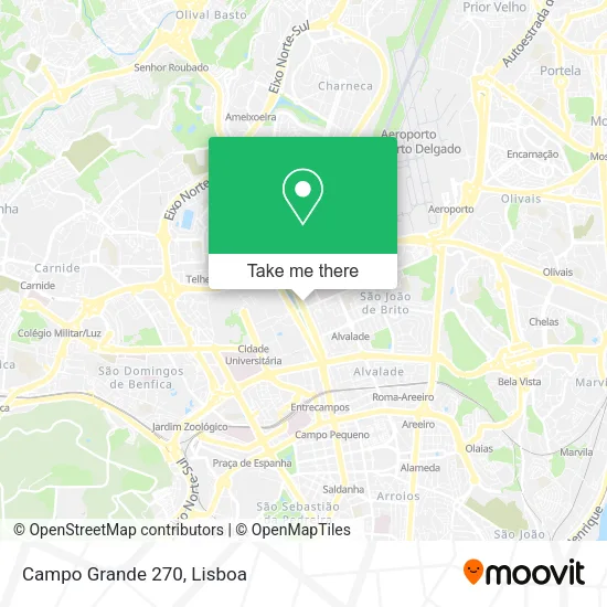 Campo Grande 270 map