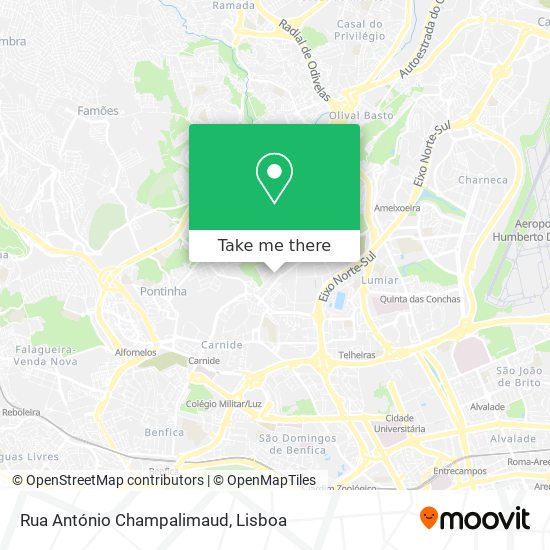 Rua António Champalimaud map
