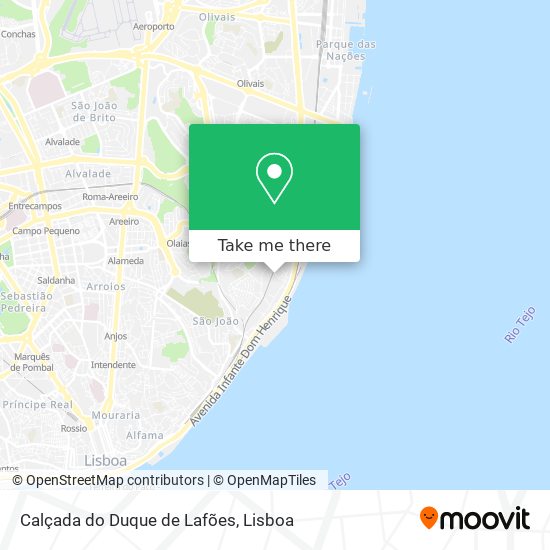 Calçada do Duque de Lafões map