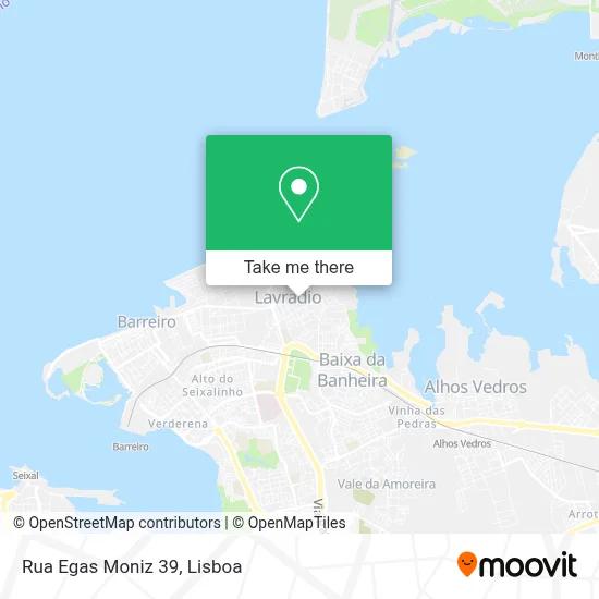 Rua Egas Moniz 39 map
