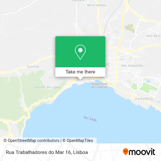 Rua Trabalhadores do Mar 16 map