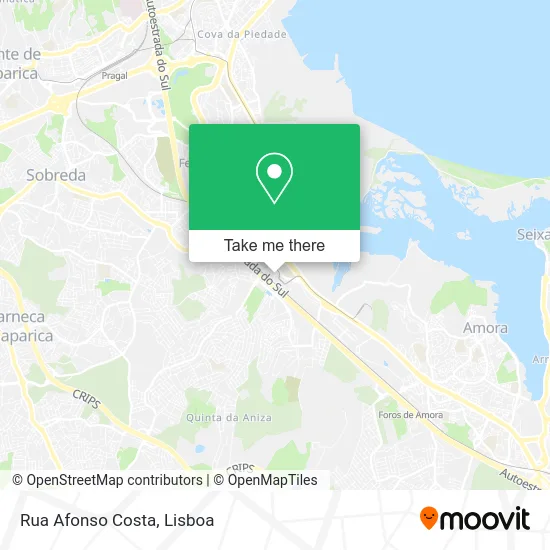 Rua Afonso Costa map