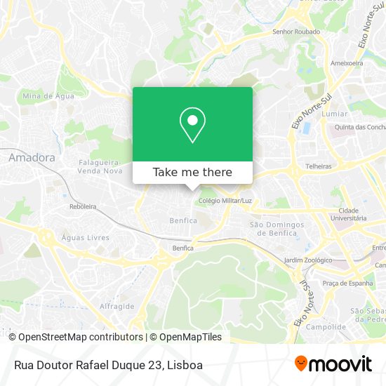 Rua Doutor Rafael Duque 23 mapa