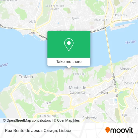 Rua Bento de Jesus Caraça map