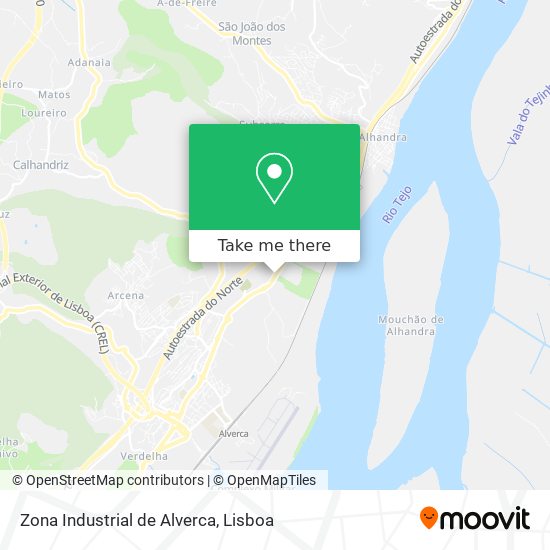 Zona Industrial de Alverca map