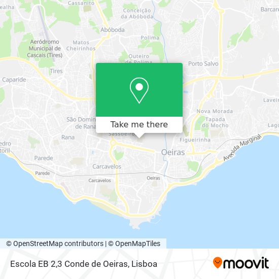 Escola EB 2,3 Conde de Oeiras map