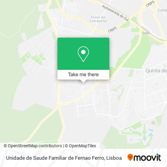 Unidade de Saude Familiar de Fernao Ferro map