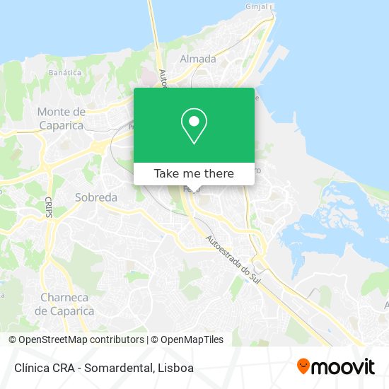 Clínica CRA - Somardental map