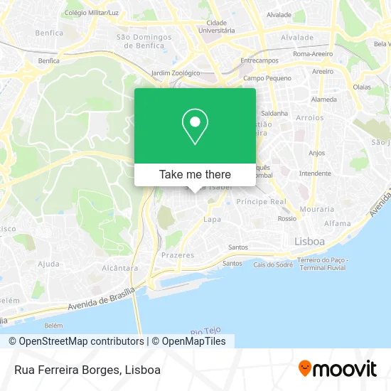 Rua Ferreira Borges map