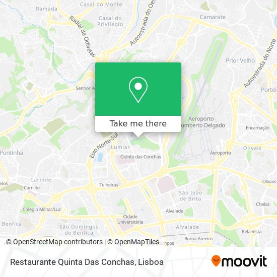 Restaurante Quinta Das Conchas map
