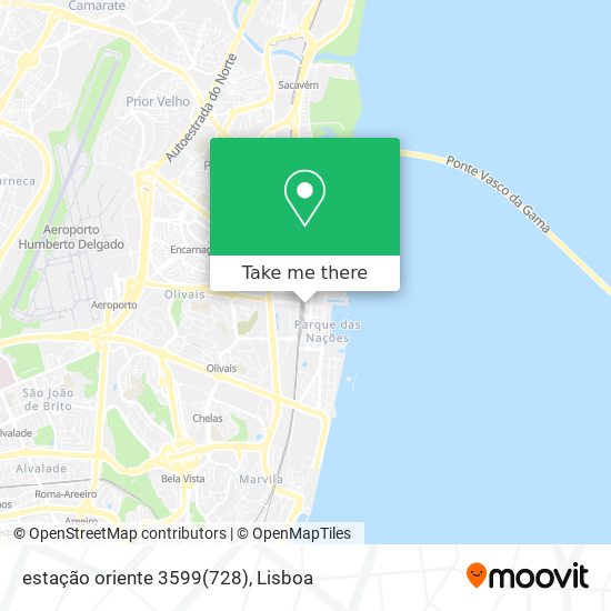 estação oriente 3599(728) map