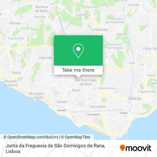 Junta da Freguesia de São Domingos de Rana map