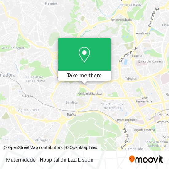 Maternidade - Hospital da Luz map