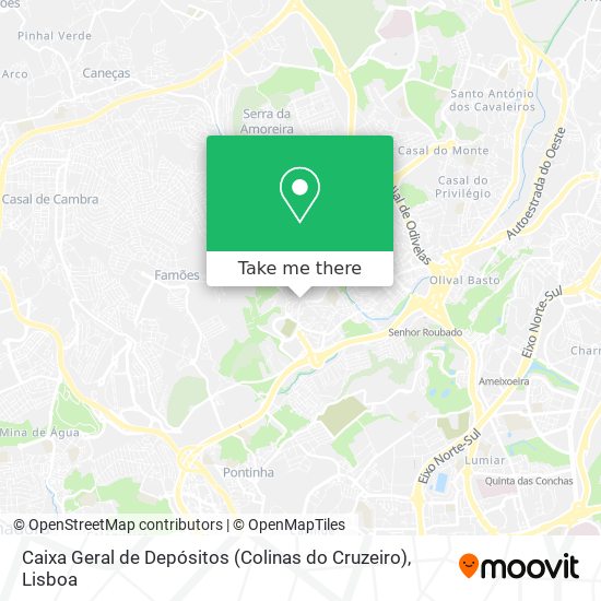 Caixa Geral de Depósitos (Colinas do Cruzeiro) map