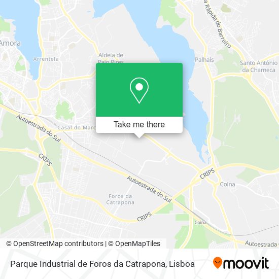 Parque Industrial de Foros da Catrapona map