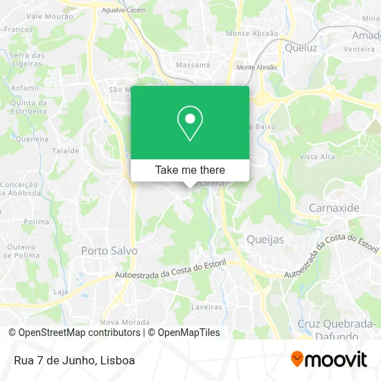 Rua 7 de Junho map
