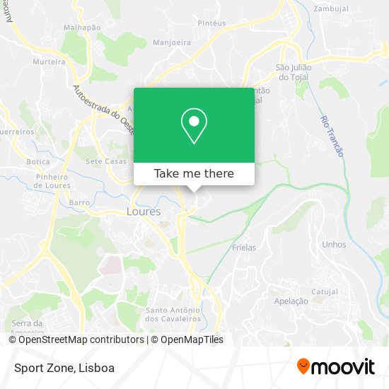 Sport Zone map