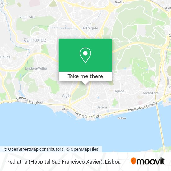 Pediatria (Hospital São Francisco Xavier) map