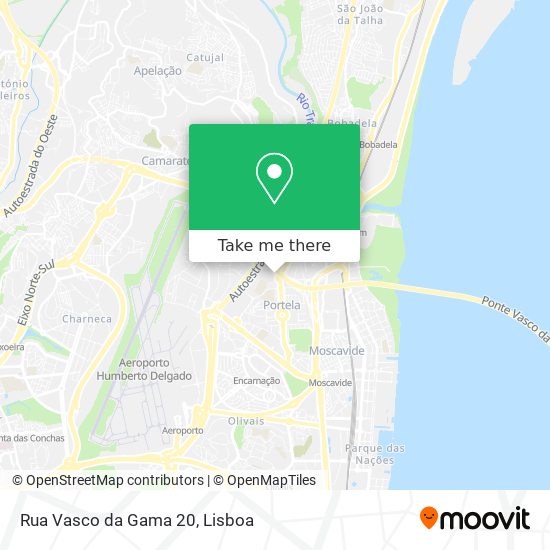 Rua Vasco da Gama 20 map