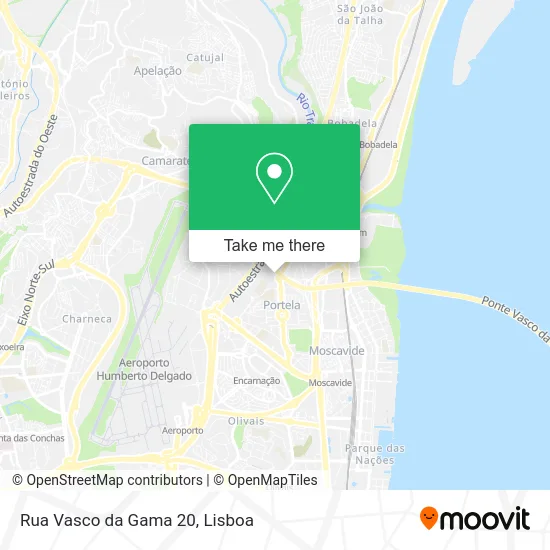 Rua Vasco da Gama 20 map