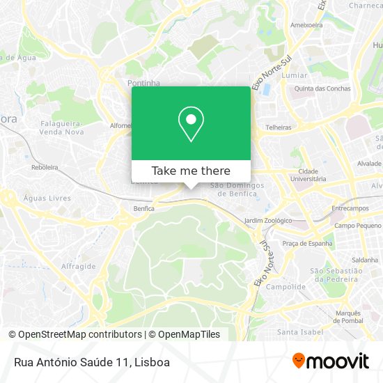 Rua António Saúde 11 map