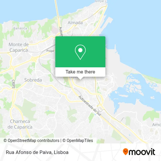 Rua Afonso de Paiva map