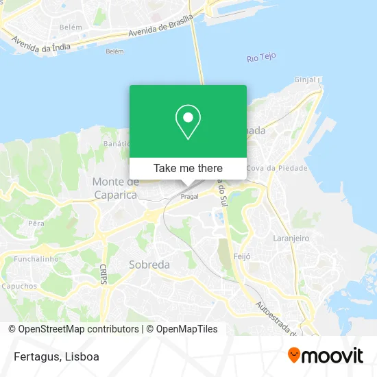 Fertagus map
