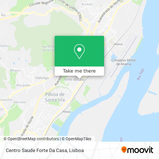 Centro Saude Forte Da Casa map