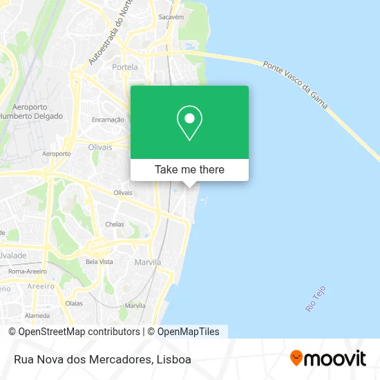 Rua Nova dos Mercadores map