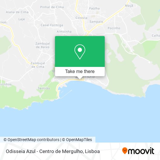 Odisseia Azul - Centro de Mergulho map