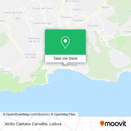 Abílio Caetano Carvalho map
