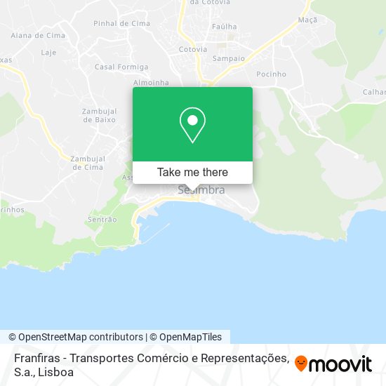 Franfiras - Transportes Comércio e Representações, S.a. map