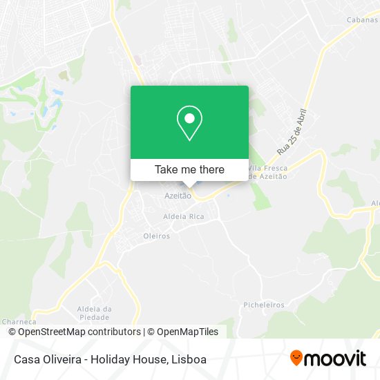 Casa Oliveira - Holiday House mapa