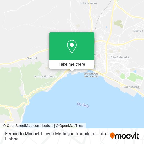 Fernando Manuel Trovão Mediação Imobiliária, Lda map