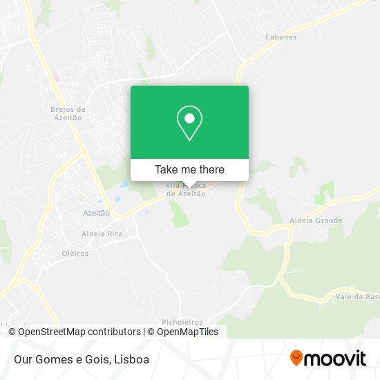 Our Gomes e Gois mapa