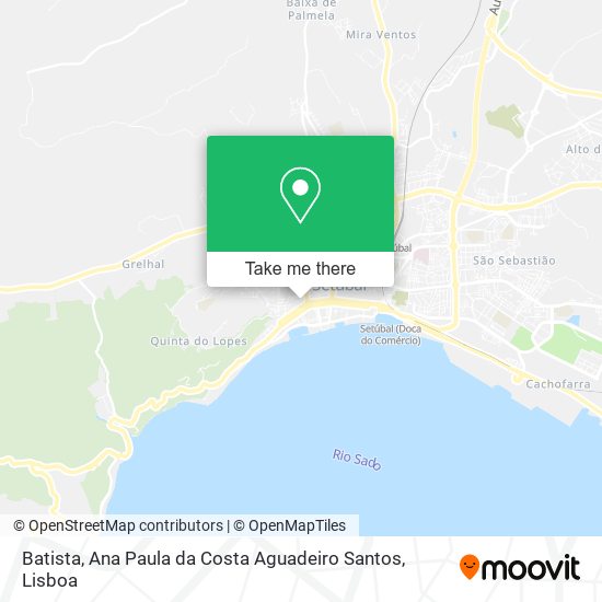 Batista, Ana Paula da Costa Aguadeiro Santos mapa