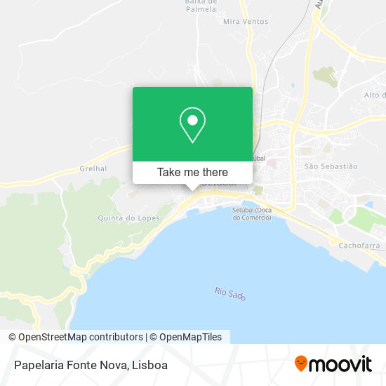 Papelaria Fonte Nova mapa