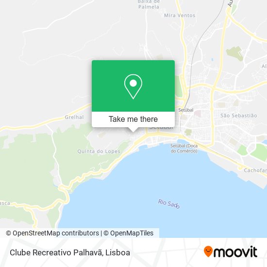 Clube Recreativo Palhavã map