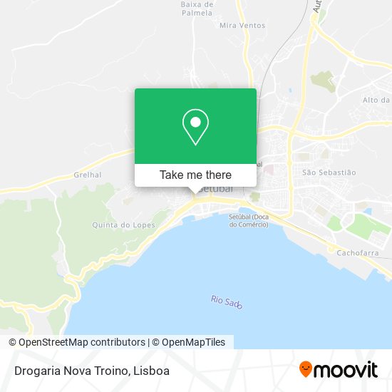 Drogaria Nova Troino mapa