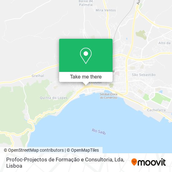 Profoc-Projectos de Formação e Consultoria, Lda mapa