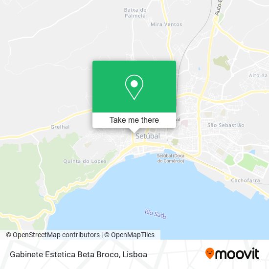 Gabinete Estetica Beta Broco mapa