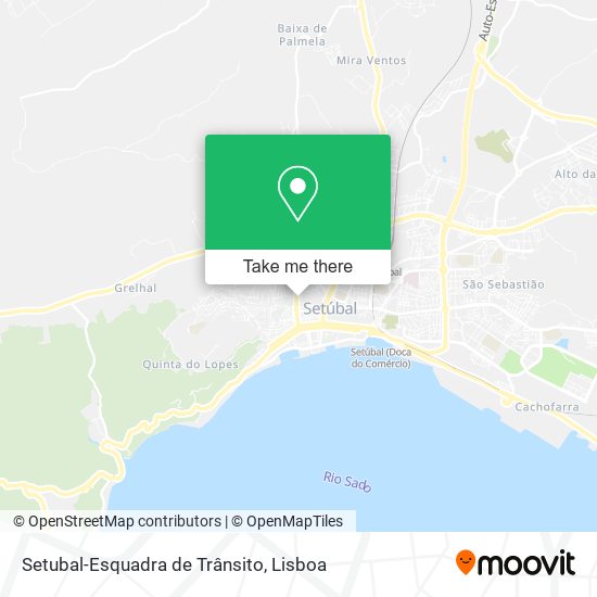 Setubal-Esquadra de Trânsito map