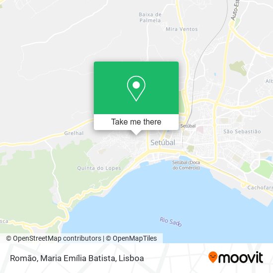 Romão, Maria Emília Batista mapa