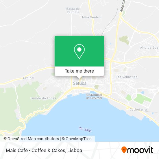 Mais Café - Coffee & Cakes mapa